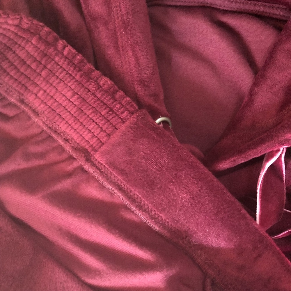 NEVER WORN Anthropologie Daily Practice Matching Velour Tracksuit Womens XS/S - Picture 9 of 14